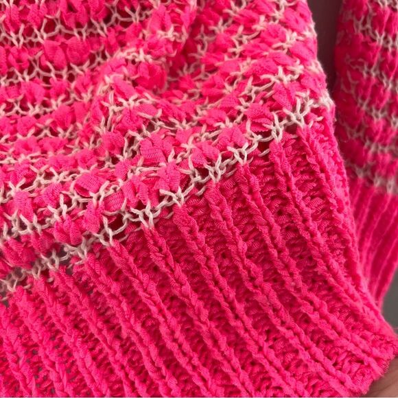 Silence + Noise Neon Pink Pullover Sweater Size XS - Picture 3 of 6